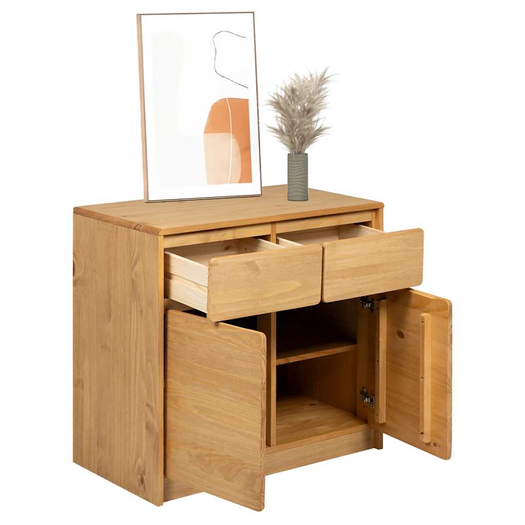 Sideboard SAUDA Eiche-Optik 80x43x75,5 cm Kiefernholz